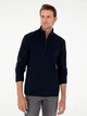 Толстовка на флисе, на молнии мужская Pierre Cardin G021SZ082-000-2096445 (lacivert) M Темно-синяя (8683858004134) - изображение 4
