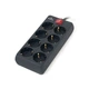 Фильтр питания REAL-EL RS-8 PROTECT 1.8m Black - изображение 2