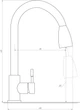 Смеситель кухонный GLOBUS LUX Alpen SBT1-2031-GP - изображение 7