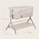 Кроватка Lionelo приставная LEONIE PLUS BEIGE SAND (LO-LEONIE PLUS BEIGE SAND) - изображение 7