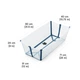 Ванночка Stokke Flexi Bath XL Складная Белая (535901) - изображение 6