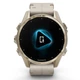Смарт-часы Garmin fenix 8 43mm, AMOLED, Saph, SftGldSS/FogGryLeatherBnd, Excl, GPS (010-02903-40) - изображение 4