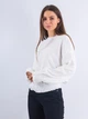 Блуза на резинке BEBE PLUS 24520 S (75208S) Белый - изображение 2