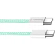 Дата кабель USB-C to USB-C 1.0m 60W 3.0А green ColorWay (CW-CBPDCC061-G) - зображення 9
