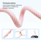 Дата кабель USB-C to USB-C 1.0m 60W 3.0А pink ColorWay (CW-CBPDCC061-P) - зображення 2