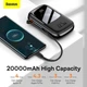 Портативная батарея Павербанк Baseus Qpow Pro 20000 mAh 22.5W з кабелем Type-C Digital Display Quick Charge/Power Delivery (PPQD060301) Черный - изображение 11