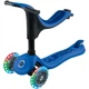 Самокат Globber Go Up Sporty колеса з підсвіткою до 20/50 кг 1+ Синій (452-600-4) - зображення 12