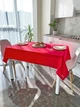 Скатерть водоотталкивающая Delux Textil Красная 210 х 140 см (366727) - изображение 1