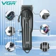 Машинка для стрижки волосся VGR V-282 6 насадок, LED Display black - зображення 6