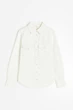 Сорочка H&M 1228824П 38 білий - зображення 5