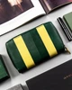 Гаманець жіночий шкіряний Peterson PTN KA-18 GREEN/GOLD зелений - изображение 3