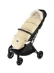 Зимний конверт в коляску 2в1 Momi Sleeping Bag Beige детский флисовый конверт универсальный спальный мешок в коляску, санки, автокресло с капюшоном, трансформируется в сумку для аксессуаров, утепленный детский конверт на зиму - изображение 6