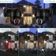 Вулична поворотна PTZ IP-камера з віддаленим доступом Wi-Fi UKC Smart Home Camera A8-B 4.0 Mp iCSee Чорна/Black - зображення 9