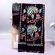 Зимний кашемировый шарф Boutique embroidery с вышивкой 190х72см Черный - изображение 3