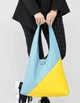 Жіноча сумка Sambag HOBO M жовто-блакитний 35 х 40 х 8 см (53200128) - зображення 3