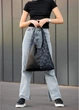 Сумка жіноча Sambag HOBO M чорна 35 х 40 х 8 см (53200702) - зображення 4