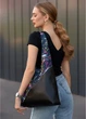 Женская сумка Sambag HOBO M "ABSTRACT" 35 х 40 х 8 см (53200710) - изображение 8