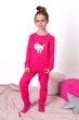 Пижама для девочки Mevis 5348 02 104 см малиновый - изображение 1