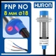 Индуктивный бесконтактный датчик М18 PNP NO Huron LJ18A3-8-Z/BY для металла нормально открытый концевой 3д принтера ЧПУ (7-9) - изображение 2