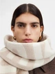 Женский шарф с логотипом JACQUEMUS с бахромой Бежевый - изображение 2