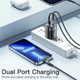 Зарядное устройство Essager GaN 33W USB + Type-C (PPS, PD3.0, QC 3.0) для быстрой зарядки - изображение 3