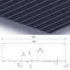 Профнастил С-10 0.45 с матовым покрытием 1200х2000 мм Ral 5011 мат (стально-синий) - изображение 2