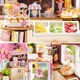 Кукольный дом конструктор DIY Cute Room H-023 Магазин мороженого Счастье Румбокс - изображение 3
