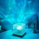 Нічний проектор куб з проекцією води настільна RGB лампа з ефектом водяної хвилі, з пультом - зображення 2