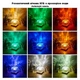 Нічний проектор куб з проекцією води настільна RGB лампа з ефектом водяної хвилі, з пультом - зображення 8