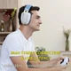 Наушники BINNUNE BW06 LIGHTSPEED Wireless Gaming Headset — Blue-White - изображение 5