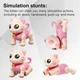 Интерактивная игрушка Котенок Pink Robot Kitten выполняет трюки, танцует, аккумулятор 3.7V, USB-кабель, подсветка, музыка (К31) - изображение 2