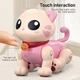Интерактивная игрушка Котенок Pink Robot Kitten выполняет трюки, танцует, аккумулятор 3.7V, USB-кабель, подсветка, музыка (К31) - изображение 6