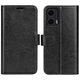 Класичний чохол-книжка Deexe Wallet Style для Motorola Moto G35 - Black - зображення 1