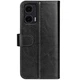 Класичний чохол-книжка Deexe Wallet Style для Motorola Moto G35 - Black - зображення 5