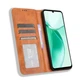 Чехол-книжка Deexe Retro Style для ZTE Blade A35 / Blade A55 - Brown - изображение 2