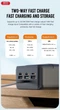 Внешний аккумулятор (Power Bank) XO PR160 (22.5W + PD20W + LED Light) 80000 mAh Black (38271) - изображение 3