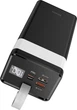 Внешний аккумулятор (Power Bank) Hoco J86 22.5W 40000mAh LEDDisplay (PD3.0, QC3.0) 1C+2A Black (38272) - изображение 4