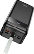 Внешний аккумулятор (Power Bank) Hoco J86B 22.5W 60000mAh LED Light (PD3.0, QC3.0) 1C+4A Black (38275) - изображение 3