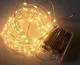Новогодняя светодиодная гирлянда нить Роса 200 LED 20 метров Теплый белый на батарейках 3АА - изображение 2
