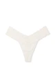 Мережевні трусики стрінги Victoria's Secret Lace Thong Panty M Білі (26645486) - изображение 3