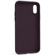 Чехол Fiji Silicone Case для Apple iPhone XR бампер накладка Full Soft Dark Aubergine - изображение 2