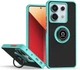 Чехол Fiji Colorframe для Xiaomi Redmi Note 13 Pro 5G матовый бампер с кольцом подставкой Turquoise - изображение 1