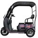 Електроскутер триколісний Crosser TR3 (800W; 72V-20Ah AGM) - Фіолетовий - зображення 3