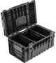 Skrzynka na narzędzia YATO modułowa 32V S1 2 przegrody 584x385x295 mm plastikowa (YT-091691) - obraz 2