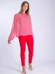 Блузка в клітку Sarah Chole 1T4836820 L (43468L) Червоний - зображення 2