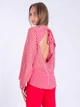 Блузка в клітку Sarah Chole 1T4836820 L (43468L) Червоний - зображення 3
