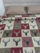 Комплект постільної білизни Ecotton Євро 210 x 220 см 29345/2 Олені на червоному Ecotton Фланель (2100024290000) - зображення 4