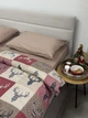 Комплект постільної білизни Ecotton Євро 210 x 220 см 29345/2 Олені на червоному Ecotton Фланель (2100024290000) - зображення 9