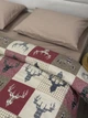 Комплект постільної білизни Ecotton Євро 210 x 220 см 29345/2 Олені на червоному Ecotton Фланель (2100024290000) - зображення 11