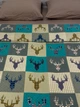 Комплект постільної білизни Ecotton Полуторний 147 x 210 см 29345/3 Олені на зеленому Ecotton Фланель (2100024286003) - зображення 6